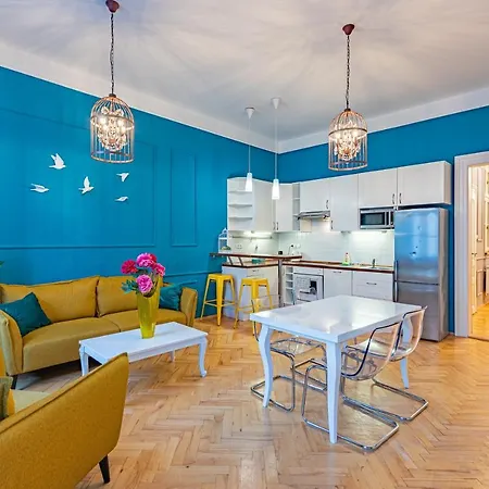 Colorful Wenceslas Square Appartement